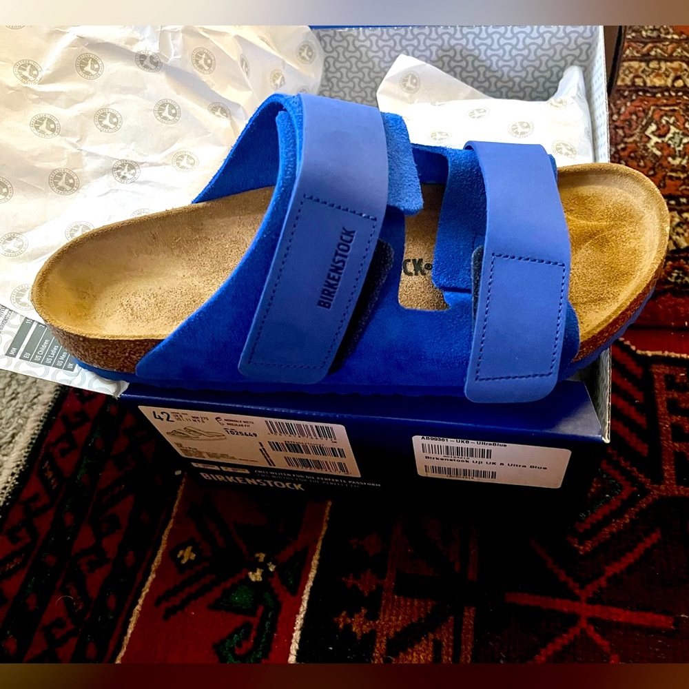 Birkenstock Royal Blue Sandals EU 42, Men’s Size 9